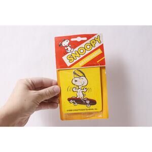Vintage Snoopy Air Freshener Collectible Peanuts Car Accessory  ~ 260302-WH 1017